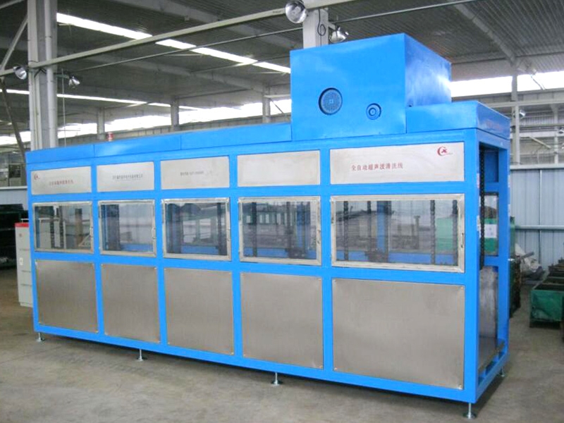 Automatic cleaning line